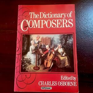 The Dictionary of Composers Book